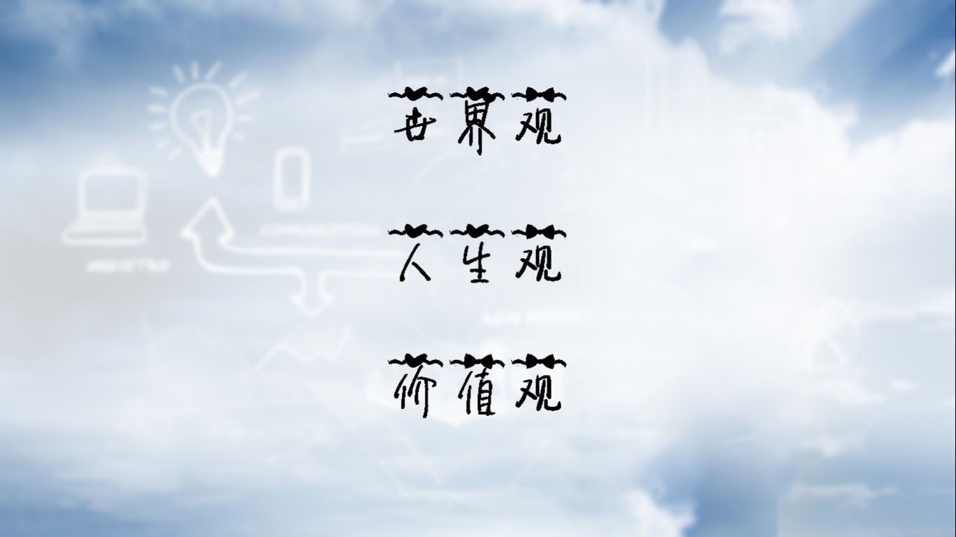 正确的世界观