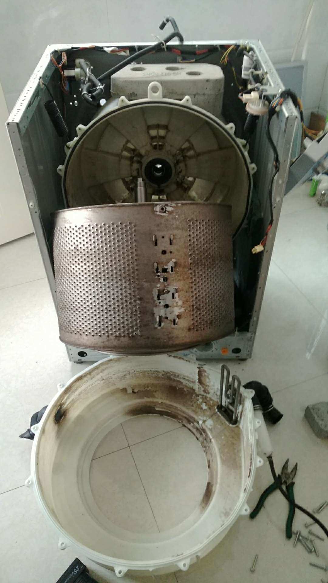 开始清洗