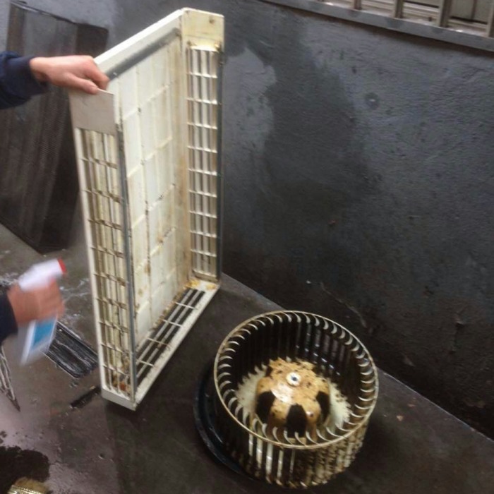 柜式空调清洗方法