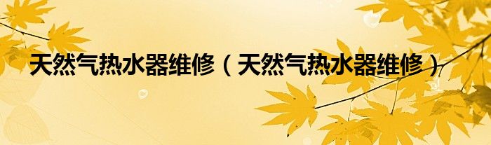 维修前的准备工作