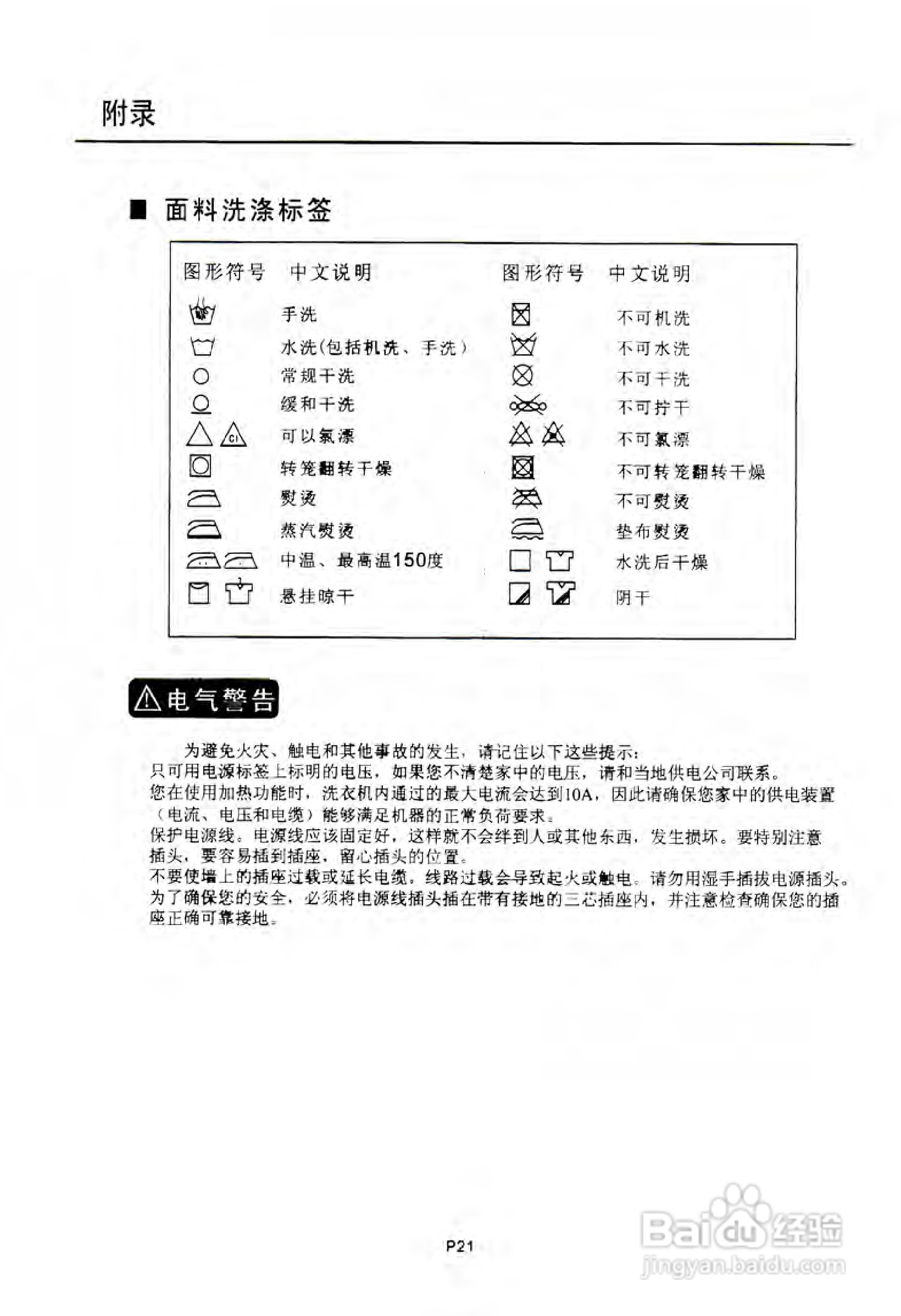 小天鹅1号洗衣机