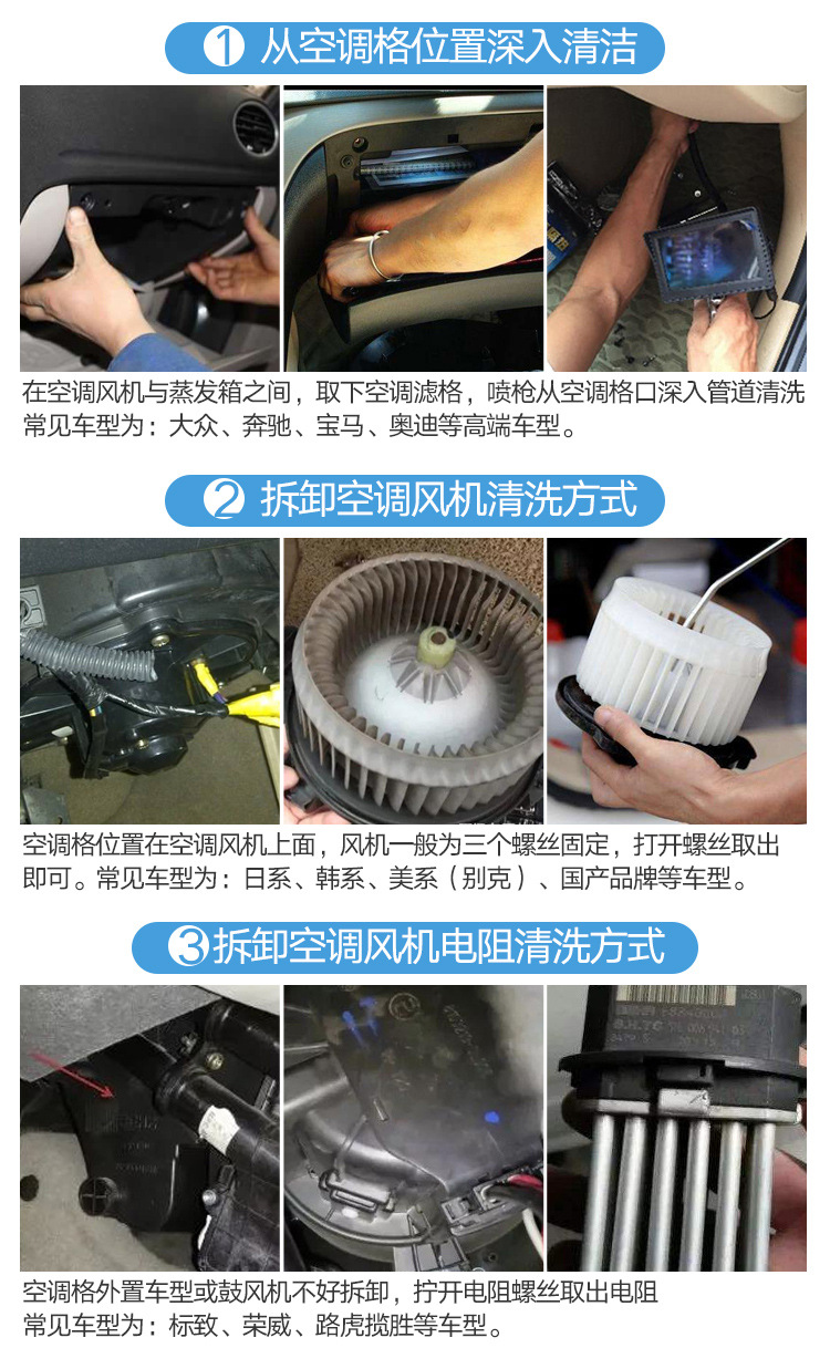 汽车空调清洗价格