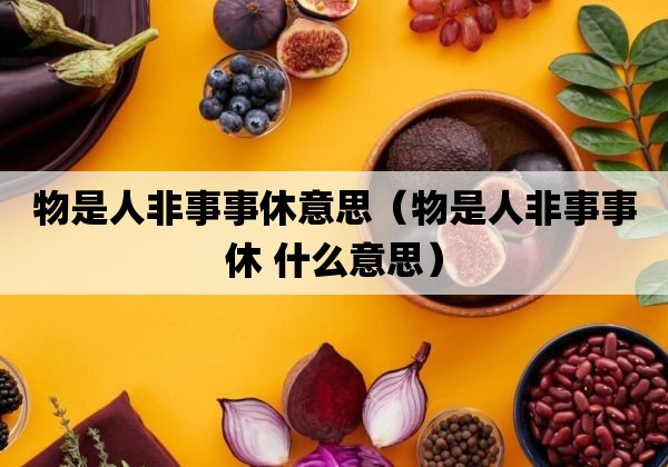 人生的意义