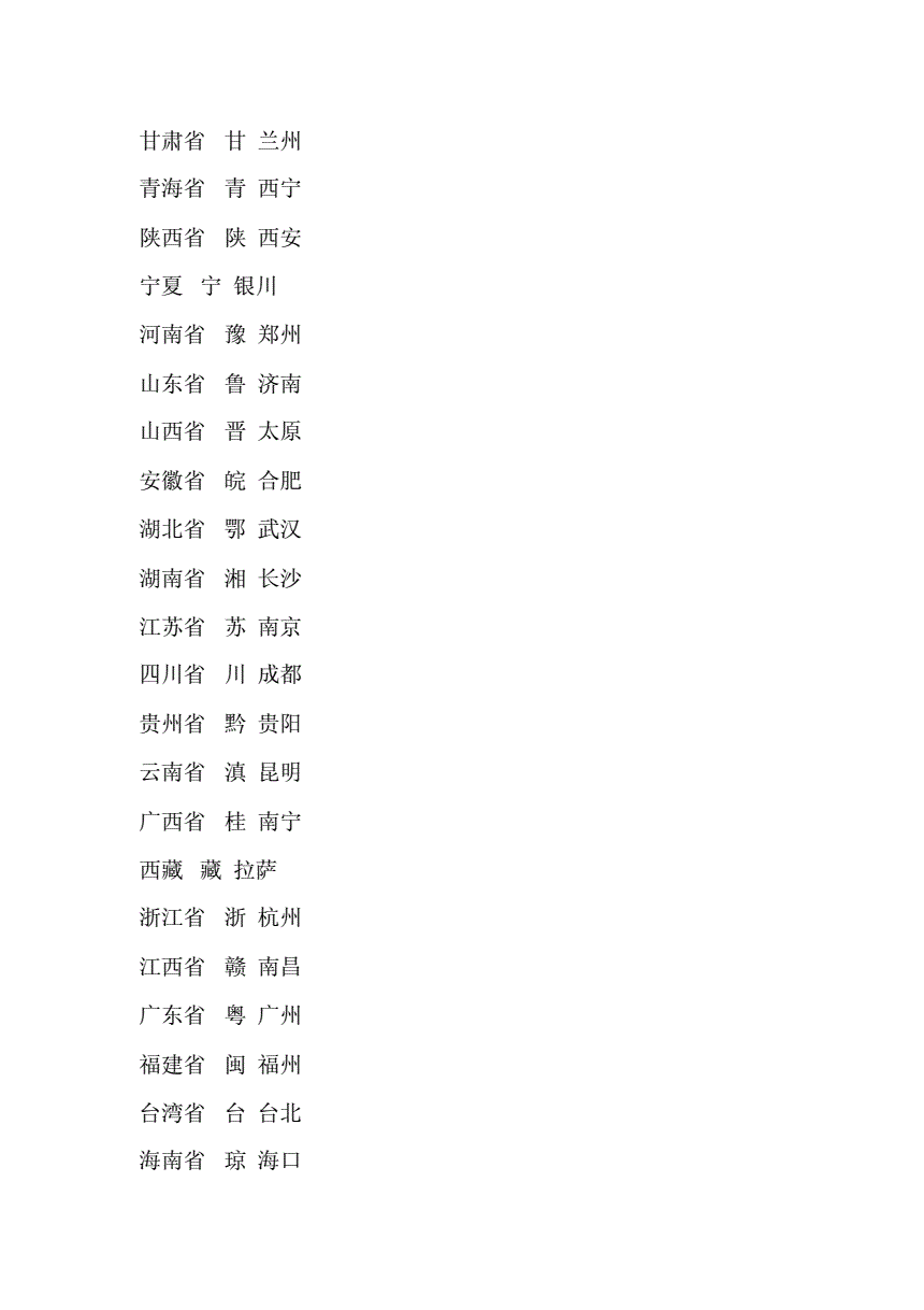 直辖市和特别行政区