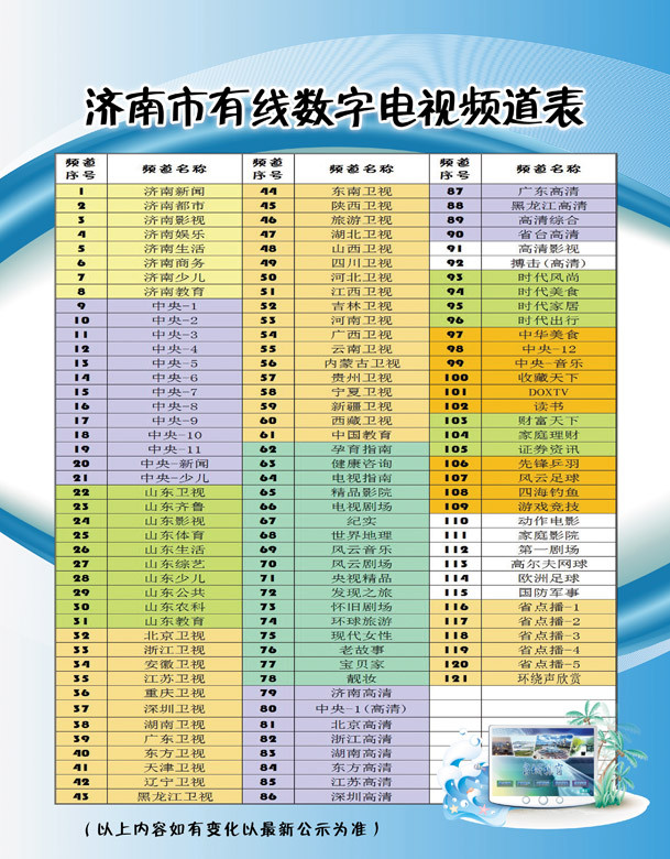 多样化的节目选择