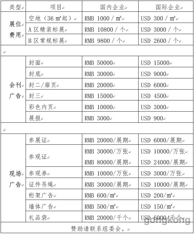 清洁项目和收费