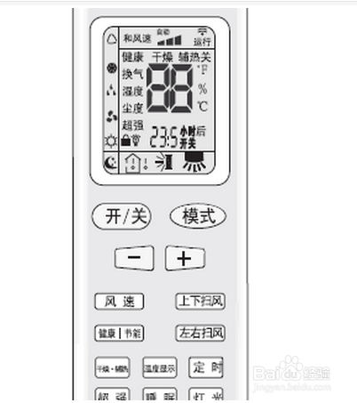 空调遥控器功能图标的常见设计