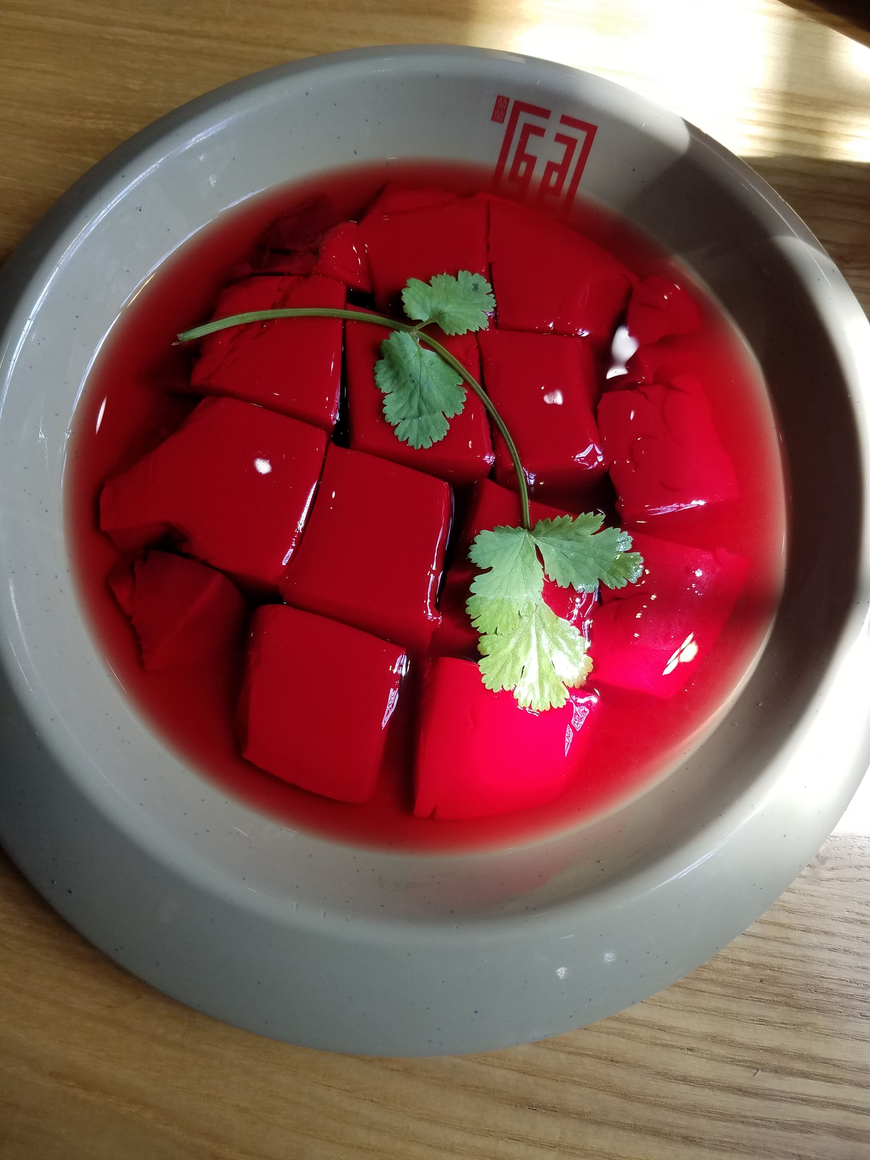 鸭血煮的制作方法