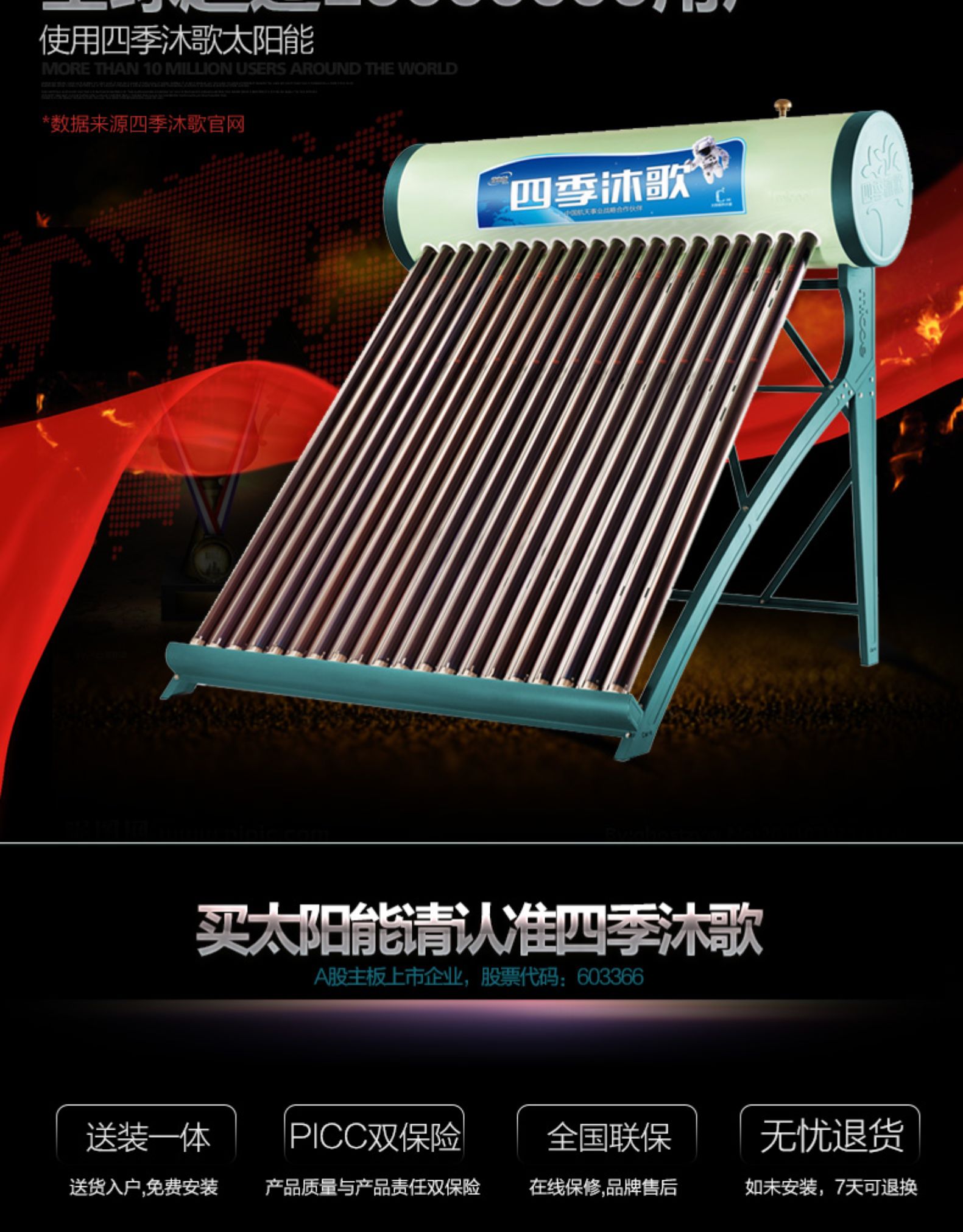 太阳能热水器的优势