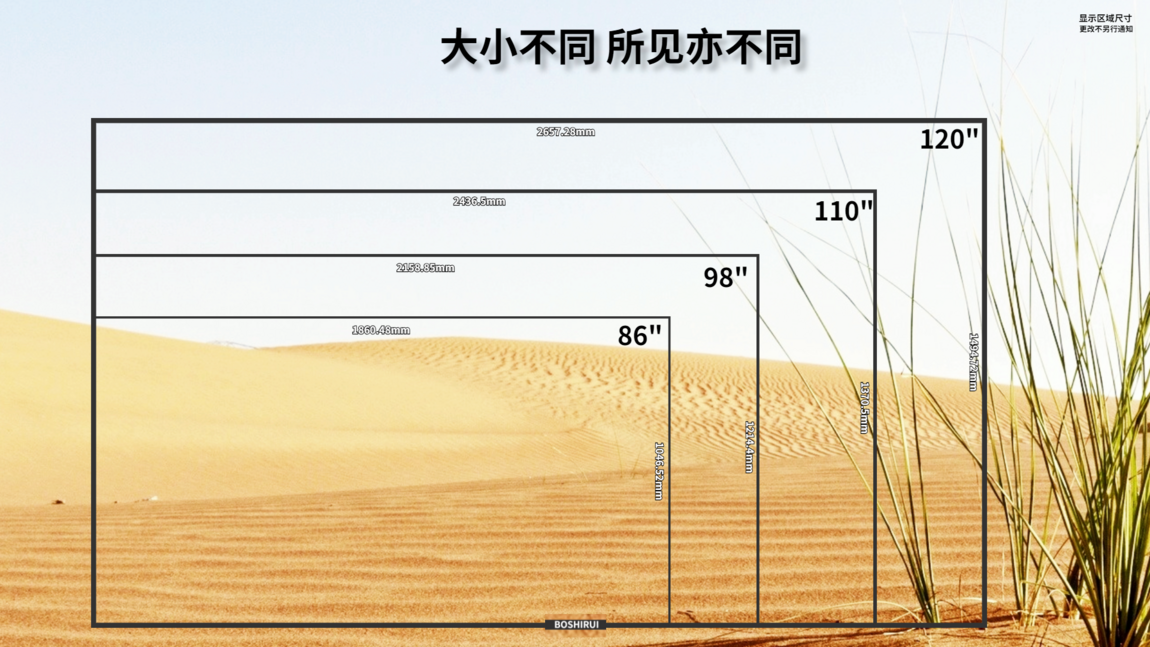 液晶电视尺寸大全表