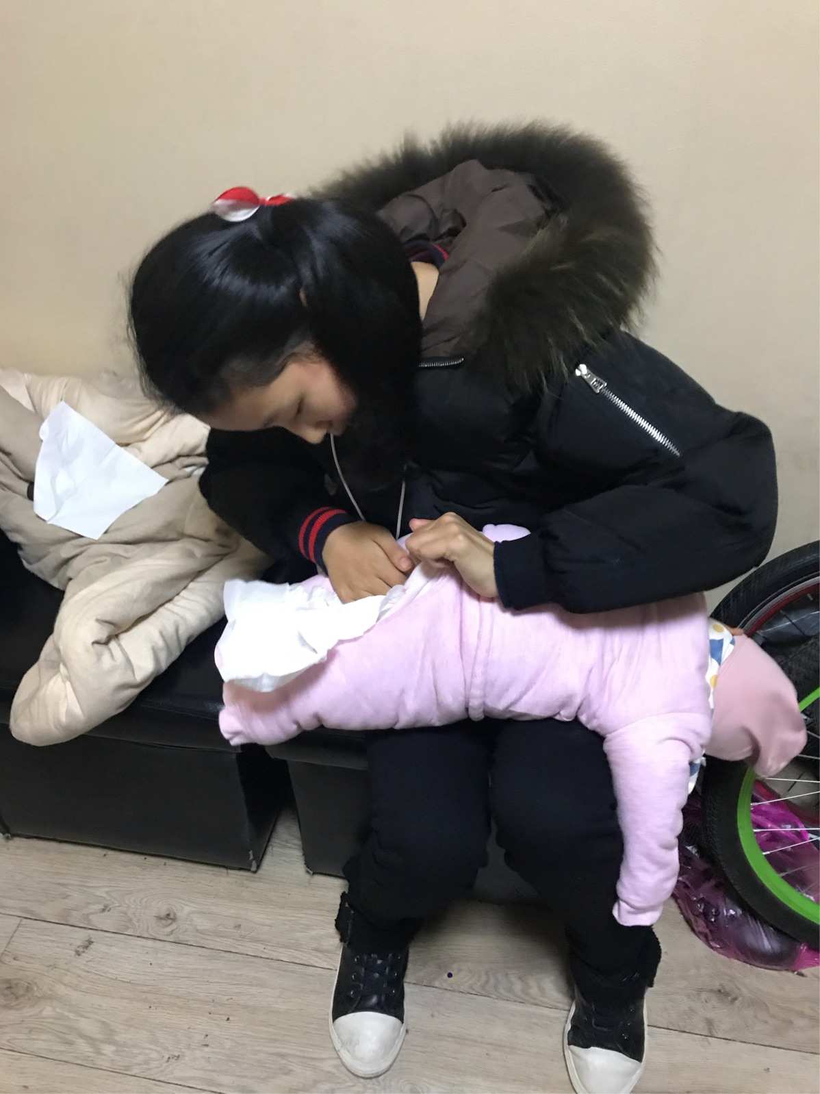 享受保姆的烹饪技艺