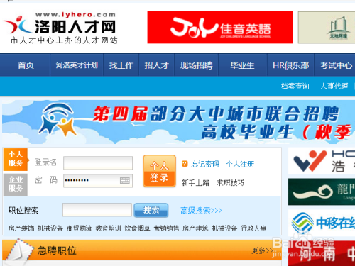 多样化的职位信息