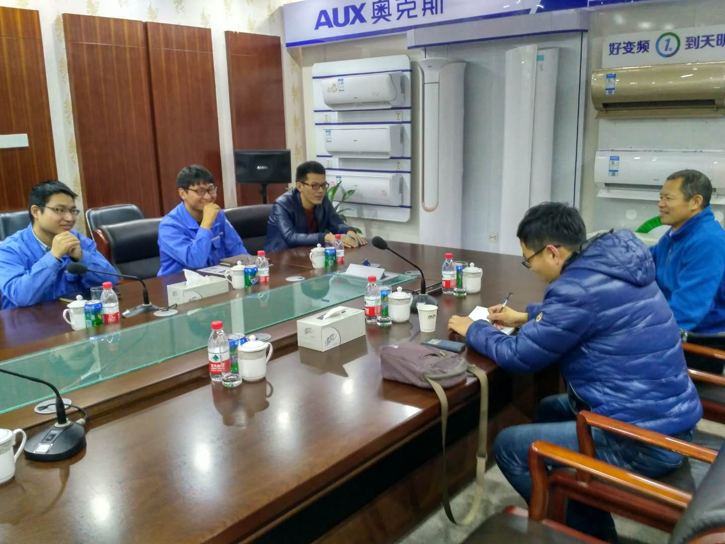 宁波奥克斯空调厂车间环境优良、设备先进