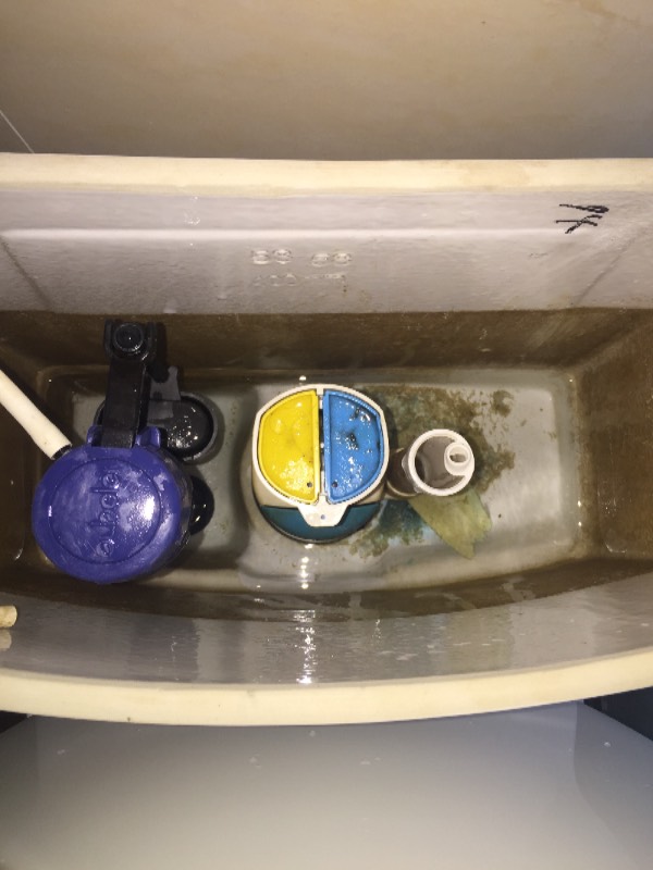 1. 检查水箱内部零配件