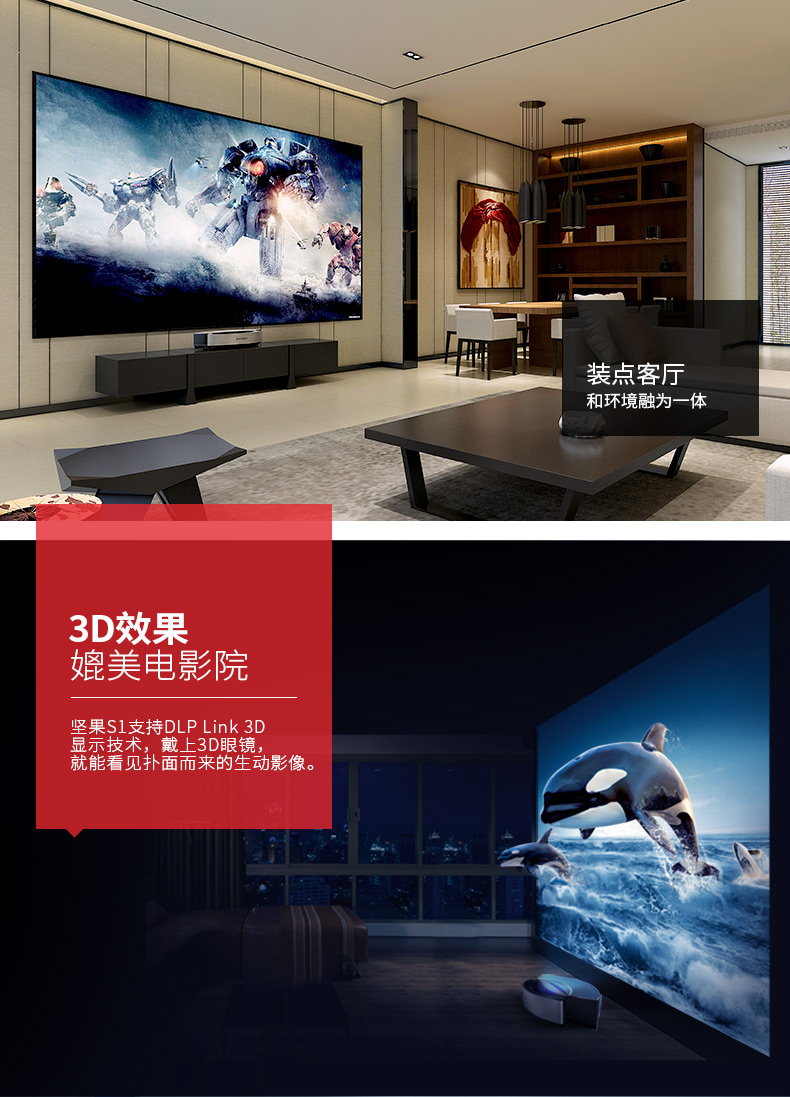 1. 品牌A 家用投影仪