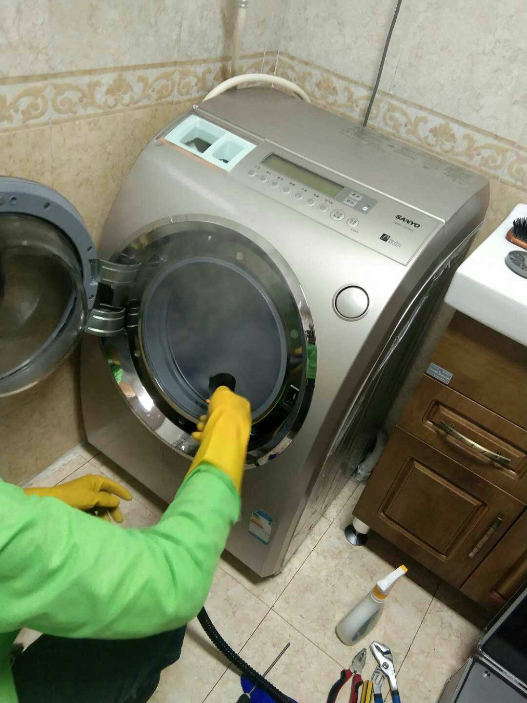 使用醋水清洗