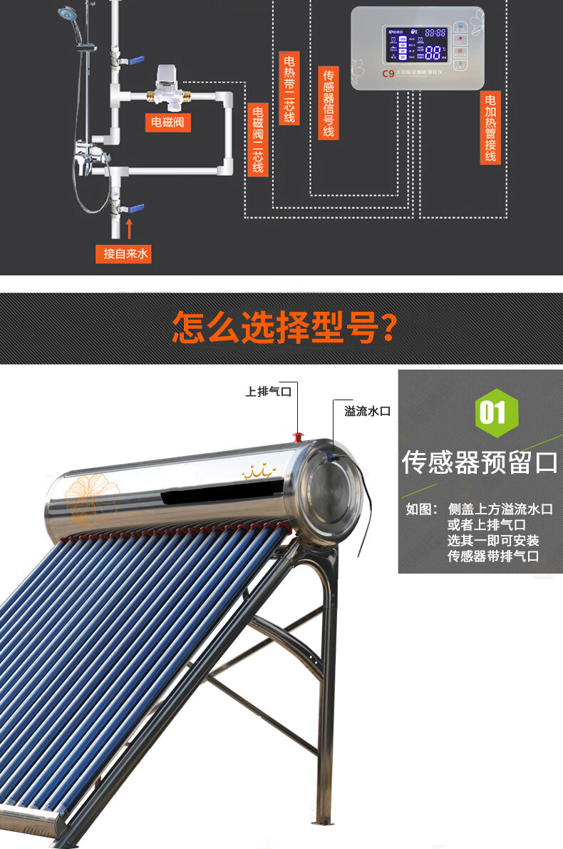 太阳能手动上水图解