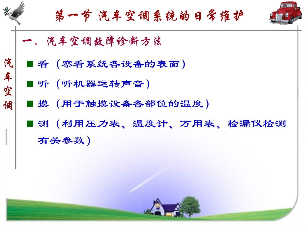 1. 空调不制冷