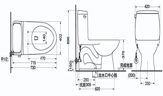 马桶结构图的作用