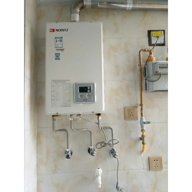 步骤一：安装热水器
