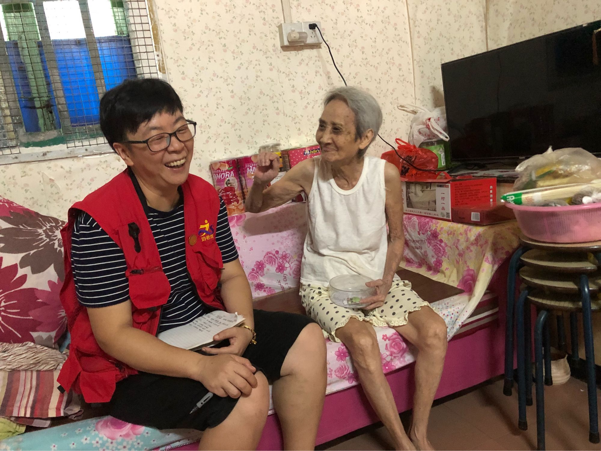 感受老人的快乐