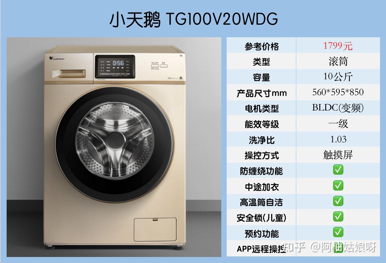 小天鹅洗衣机的性价比优势