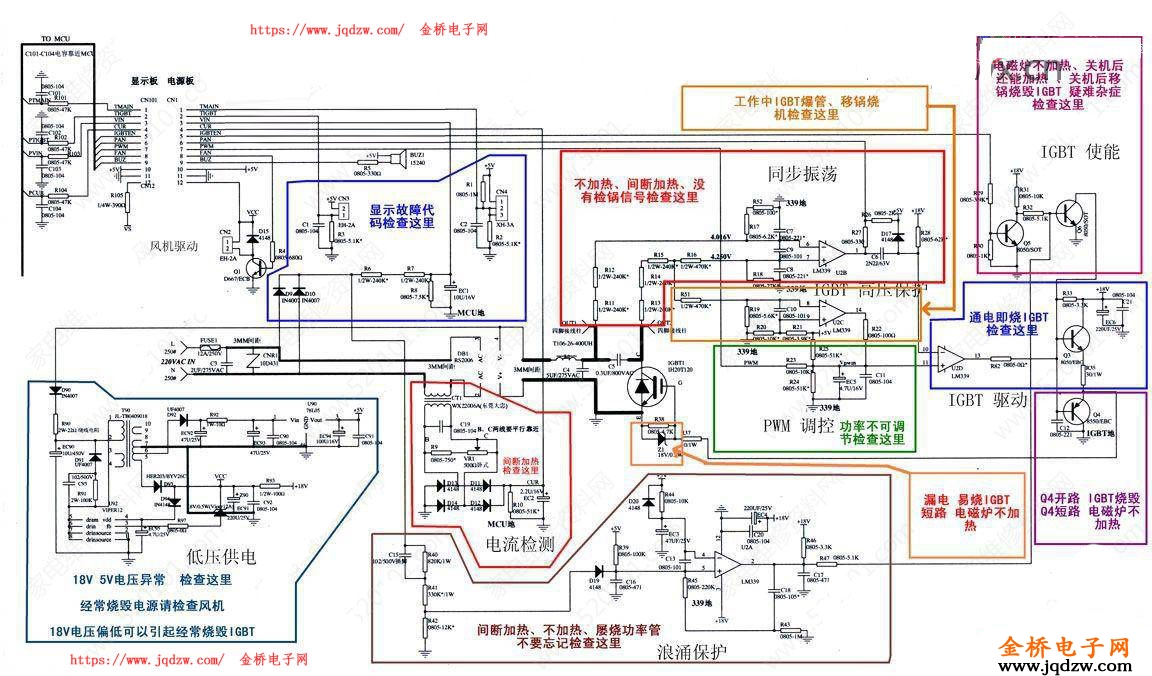 电磁炉图纸讲解