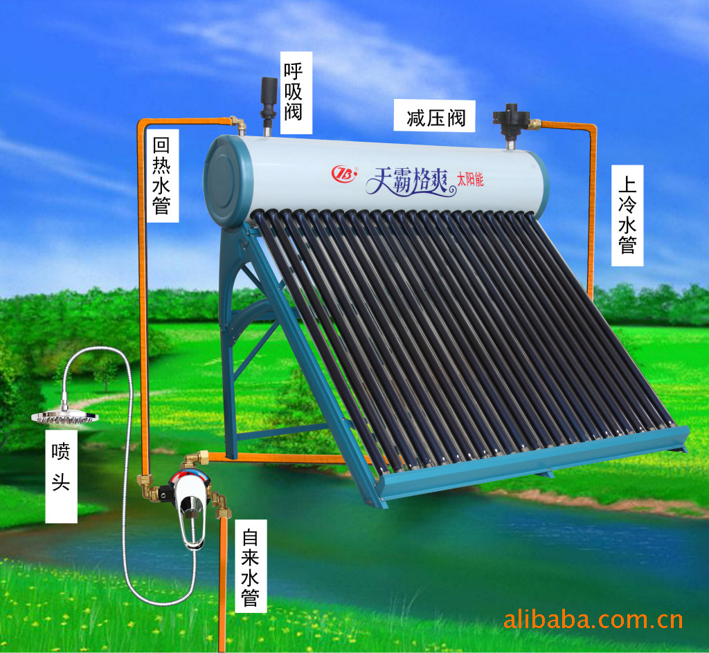 3. 太阳能热水器的安装要点