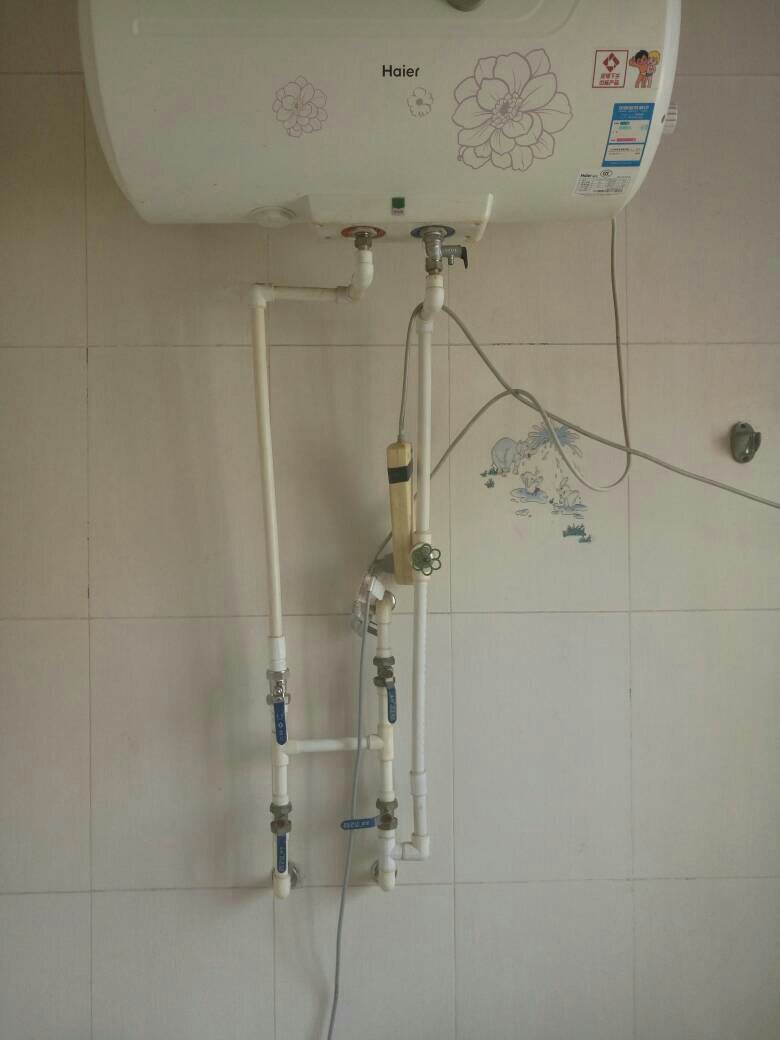 1. 开启进水阀门