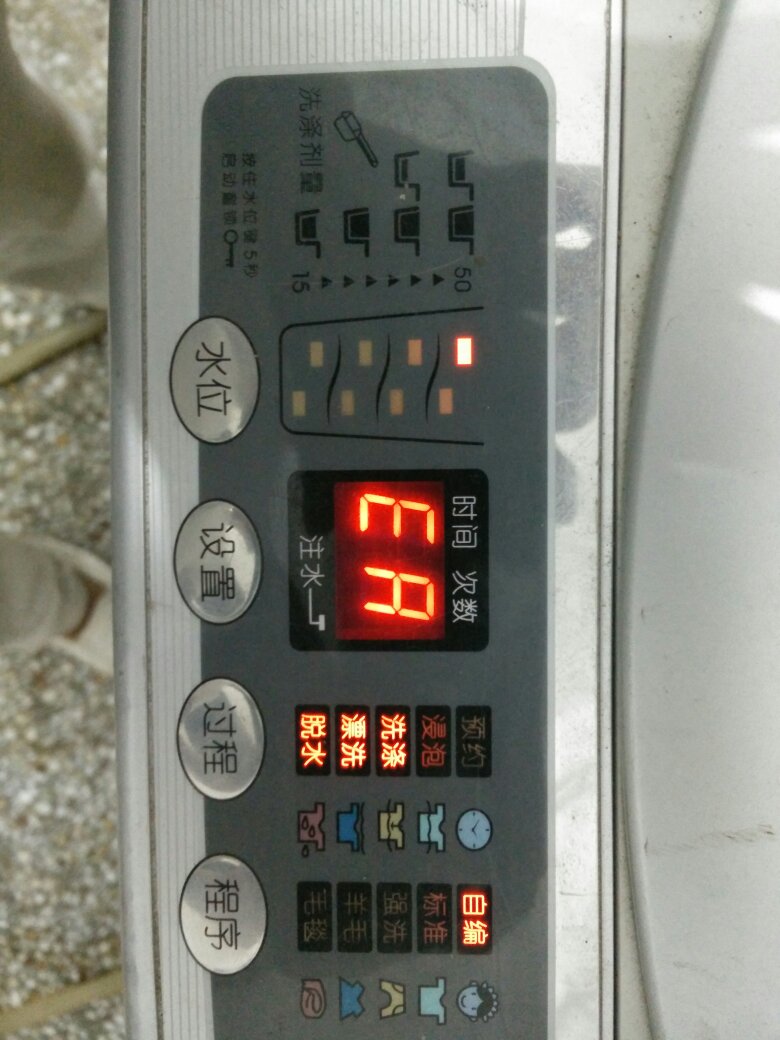 1. 洗衣机无法启动