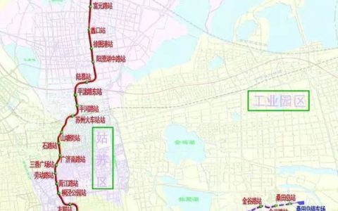 苏州地铁2号线线路图(苏州地铁扩展线路-苏州地铁站点)