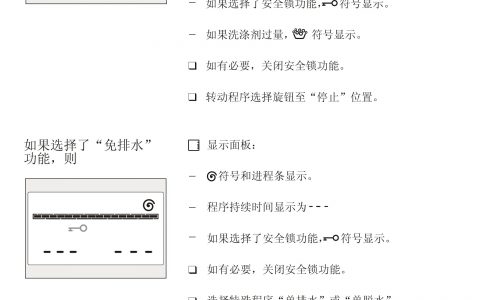 西门子滚筒洗衣机说明书(西门子滚筒洗衣机使用指南)